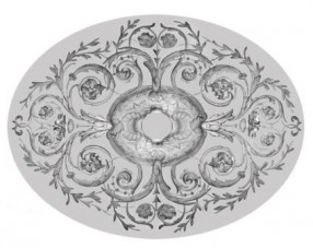 Розетка врезная из гипса ArtDeco (РВ07) (1920х1400)